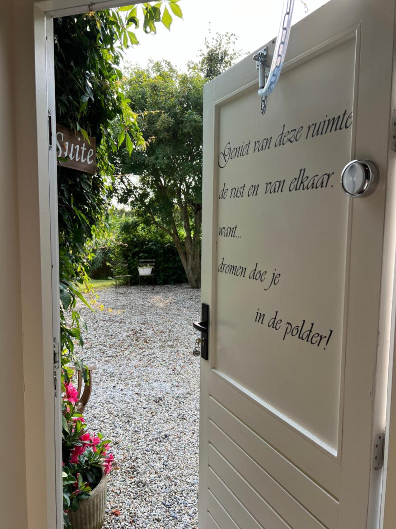 B & B 'Droom In De Polder De Suite Met Prive Sauna Arnemuiden Eksteriør billede